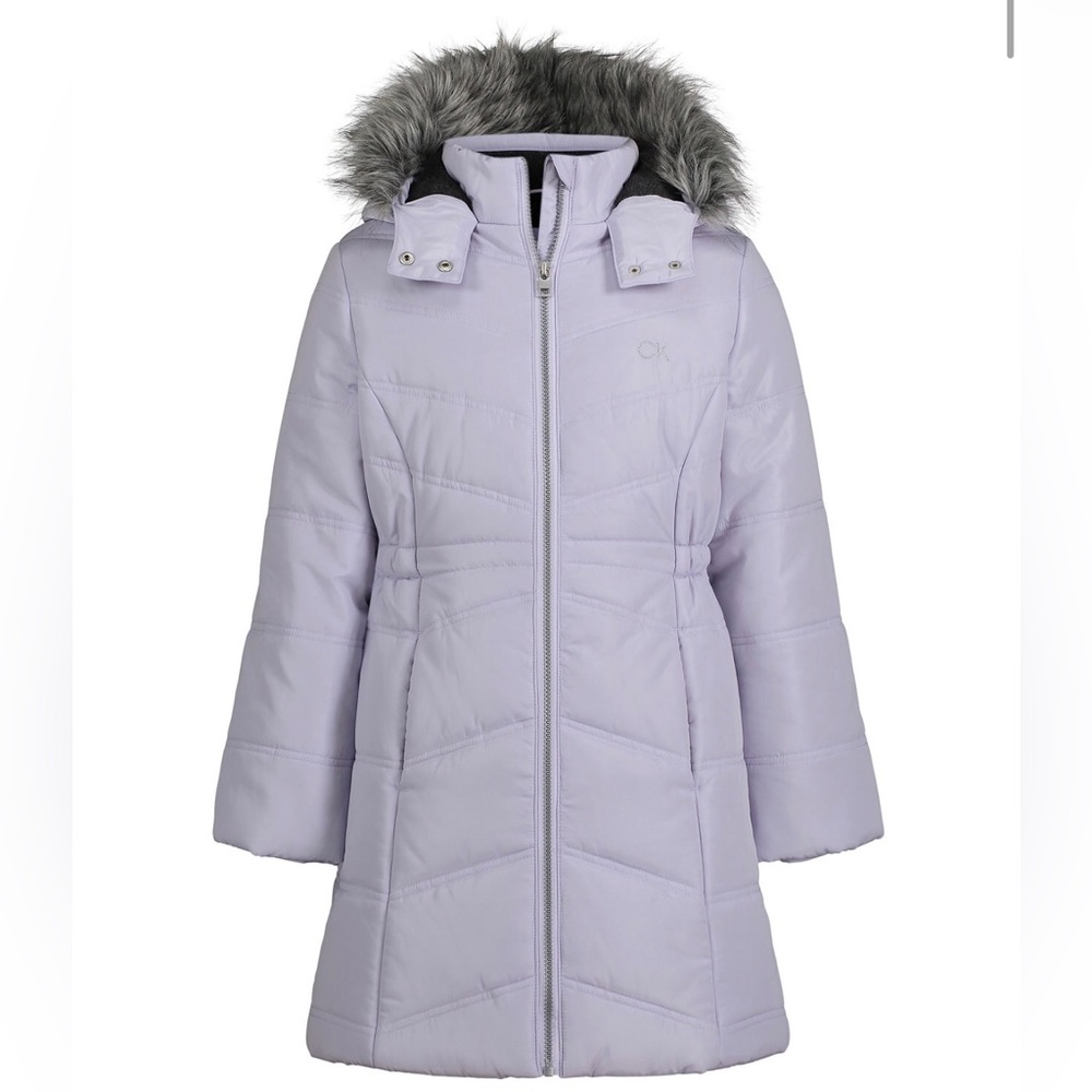 Calvin Klein Big Girls Aerial Jacket - Picture 1 of 4